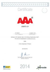 AAA Certificate 2014