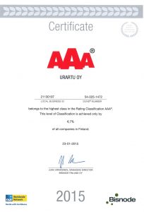 AAA Certificate 2015